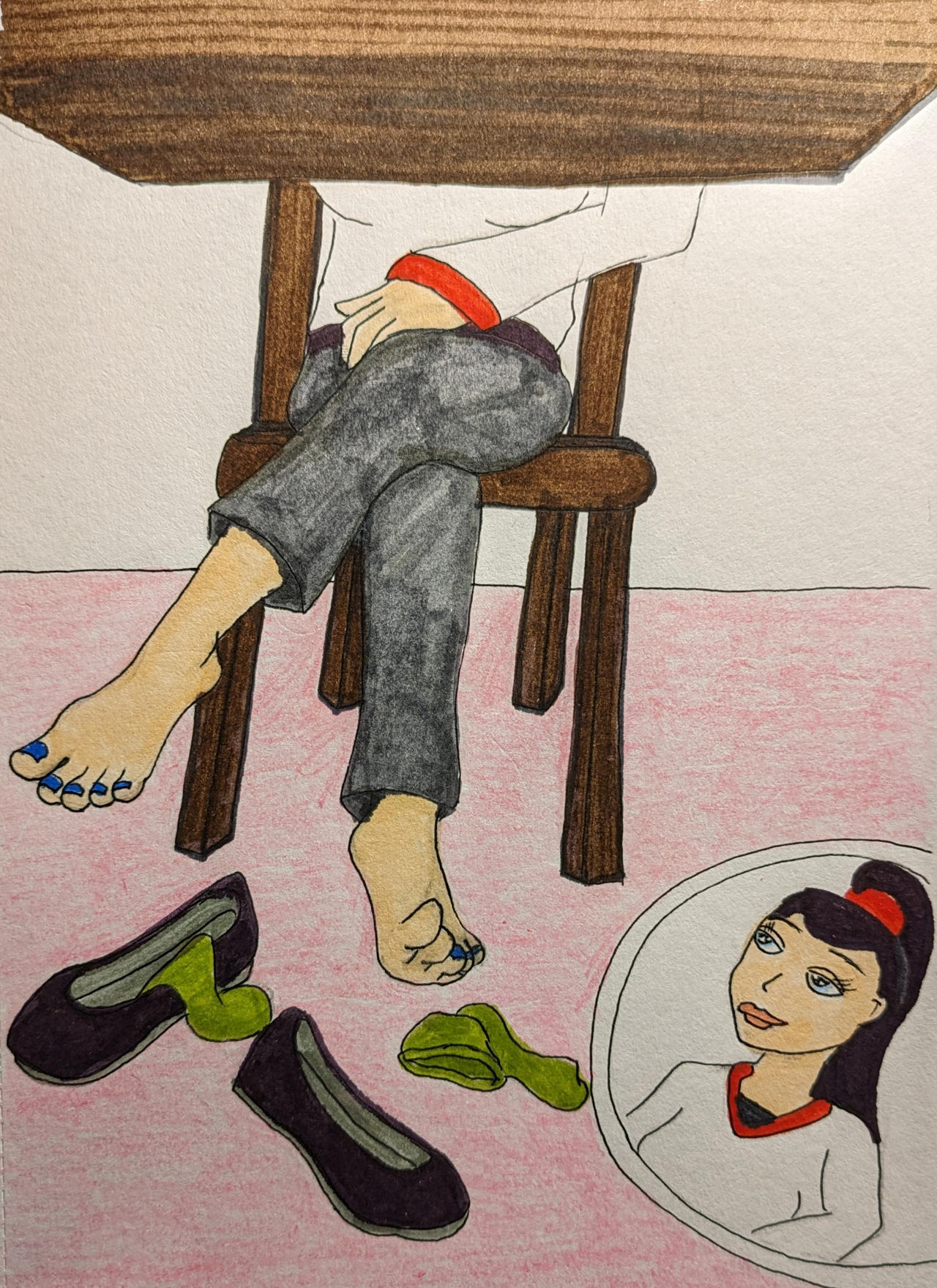 Deviantart Counting Toes Natalie: Multitasking Toes by Tycho1989 on DeviantArt