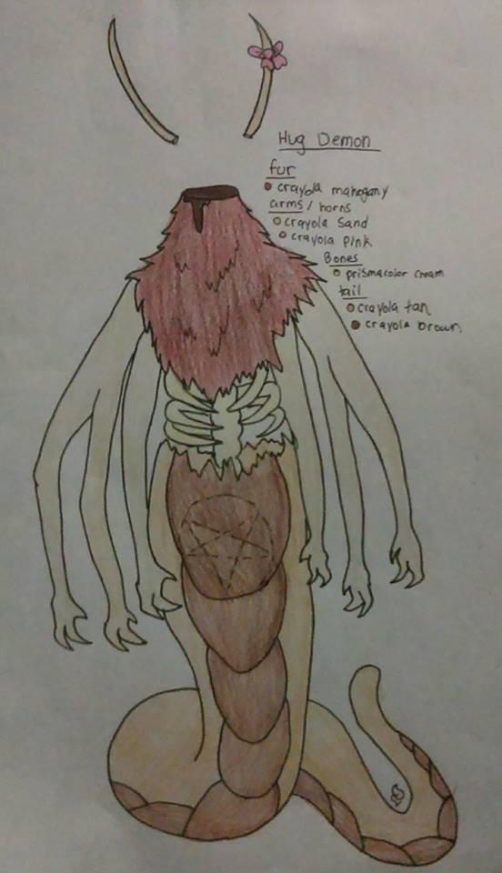 Hug Deamon Hug Demon Ref Sheet by nightecho-girl on DeviantArt