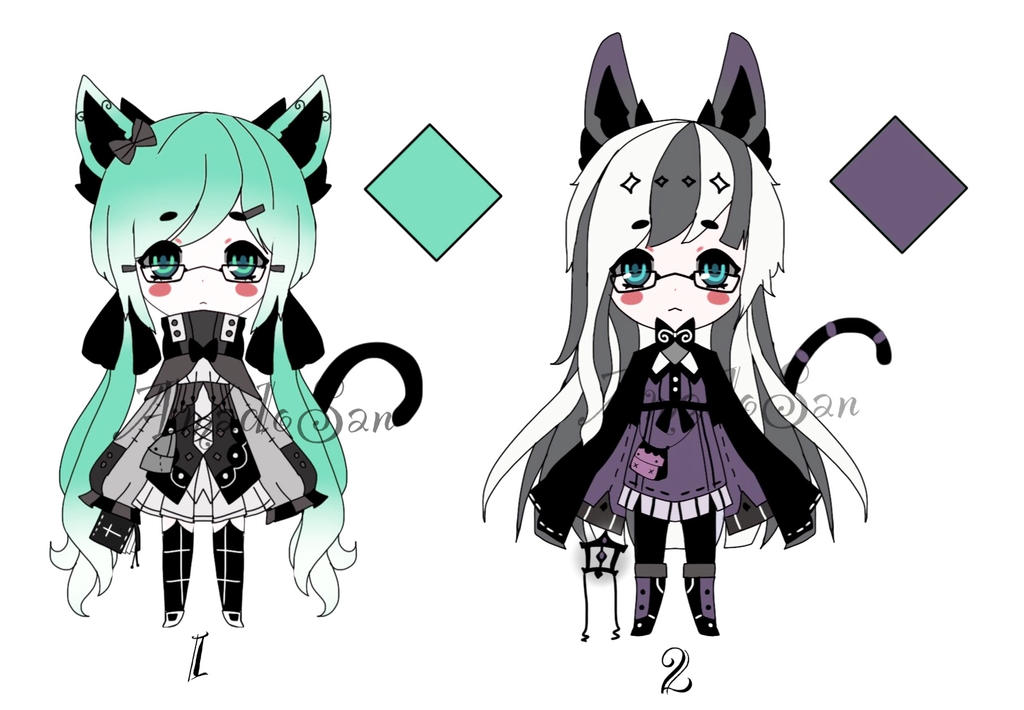 neko witch adoptables CLOSED