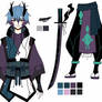 oni samurai adoptable CLOSED