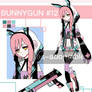 Pastel goth BUNNY GUN adoptable CLOSED # 12