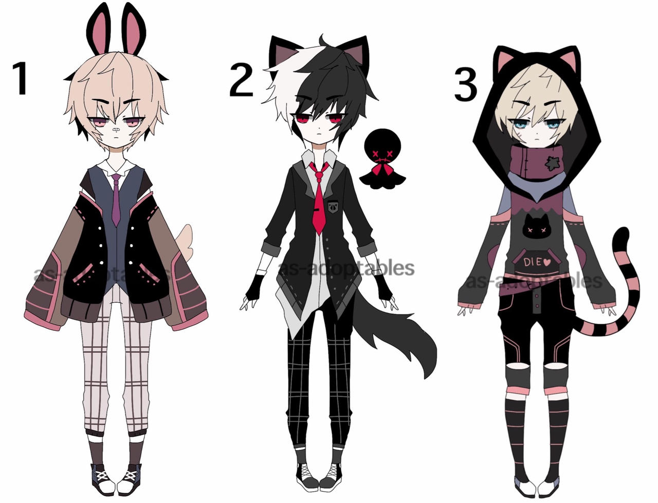 kemonomimi adoptable batch CLOSED