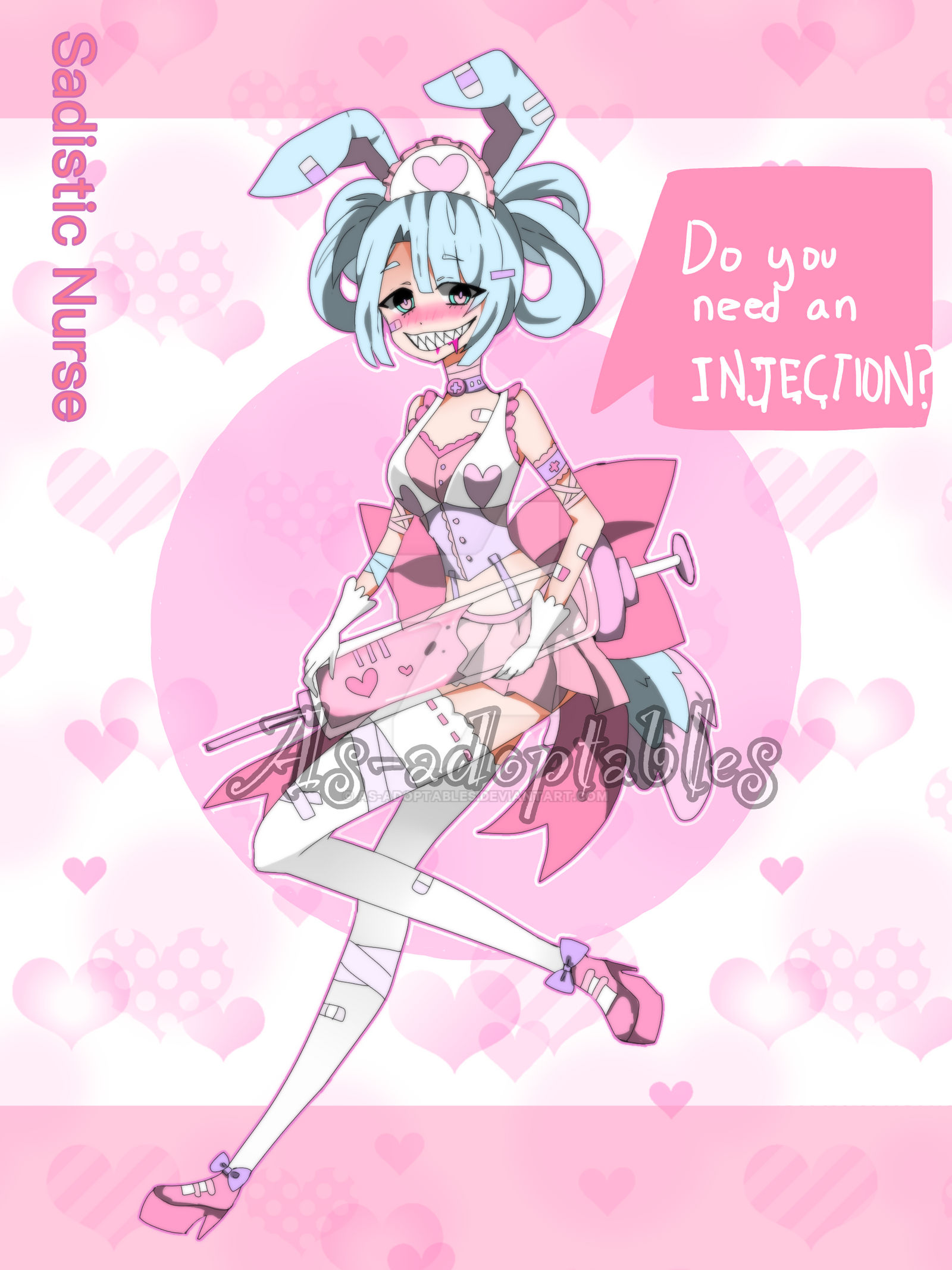 Sadistic nurse Adoptable Closed (TWITCH VIDEO) by AS-Adoptables on  DeviantArt