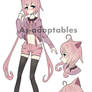 neko girl adoptable open