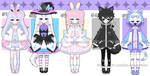 Kemonomimi adoptable batch open set price by AS-Adoptables