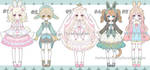 Sweet kemonomimi adoptable batch open set price by AS-Adoptables