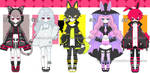 Kemonomimi adoptable batch open set price by AS-Adoptables