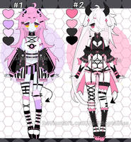 Goth demon adoptables closed