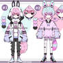 Pastel goth bunny boy adoptables closed