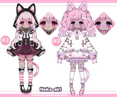 Neko girl adoptables Closed