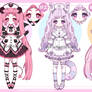 Pastel goth Kemonomimi adoptables Closed