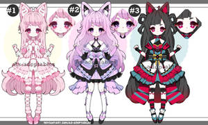 Kemonomimi adoptables closed