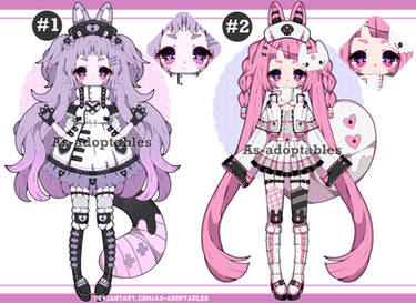 Pastel goth nurse Kemonomimi adoptables closed