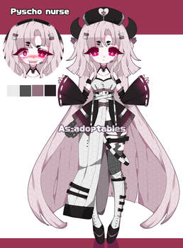 Psycho nurse demon adoptable closed