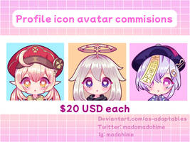 Icon Avatar Commissions OPEN