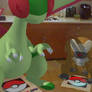 Bibarel and Flygon