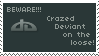 Crazed Deviant Stamp