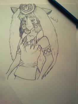 Wolf's princess Mononoke