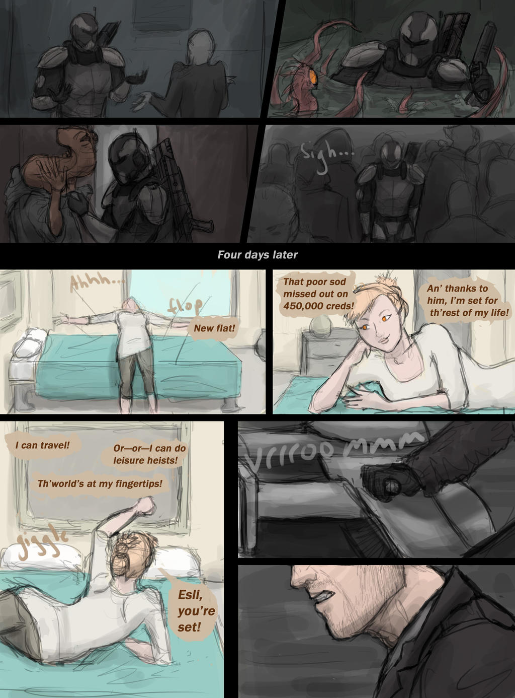 Hunter and Thief Page Nine