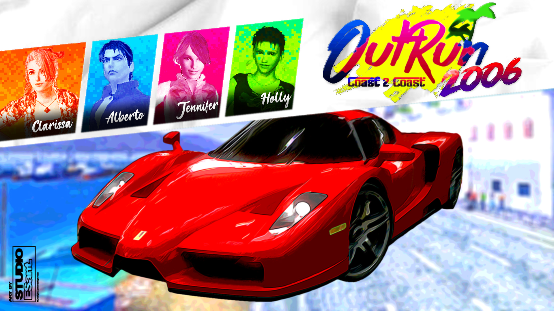 Custom Game Wallpapers #8: OutRun 2006 by BrunoESant on DeviantArt