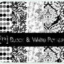 black - white patterns