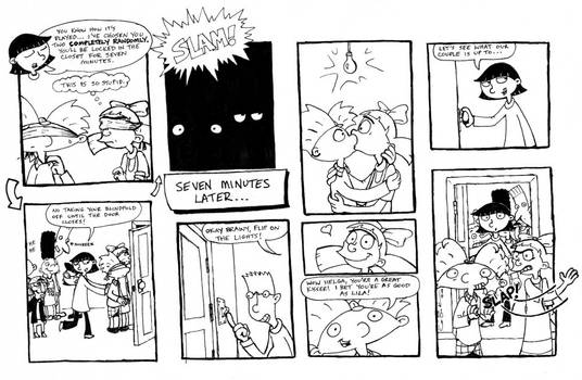 Hey Arnold - closet game comic