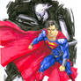 Man of Steel marker sketch