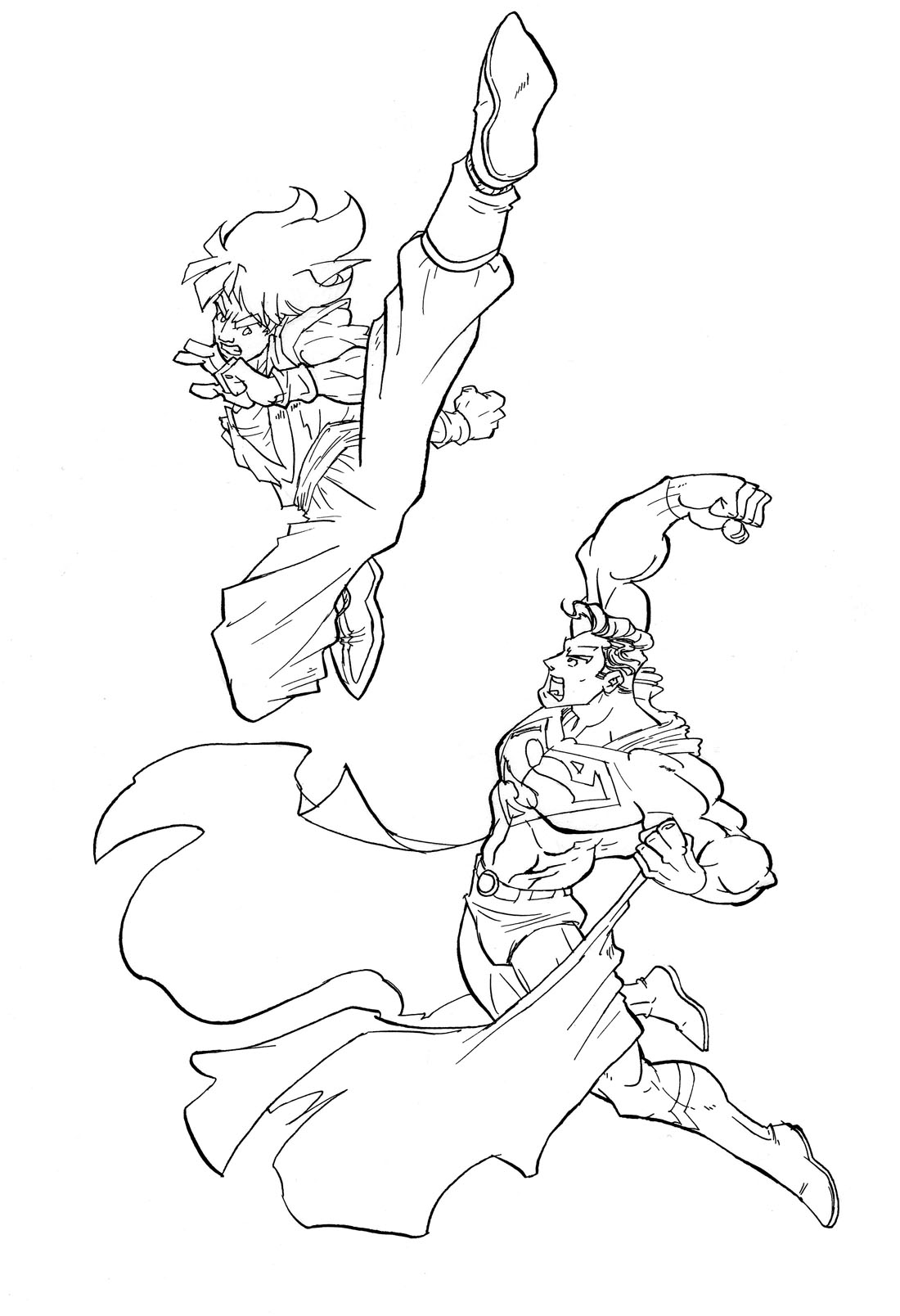 superman vs goku cover 2 by mistermoster on DeviantArt superman vs goku cover 2 by mistermoster on DeviantArt