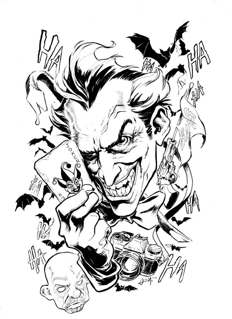 Joker Tattoo by mistermoster on DeviantArt Joker Tattoo by mistermoster on DeviantArt