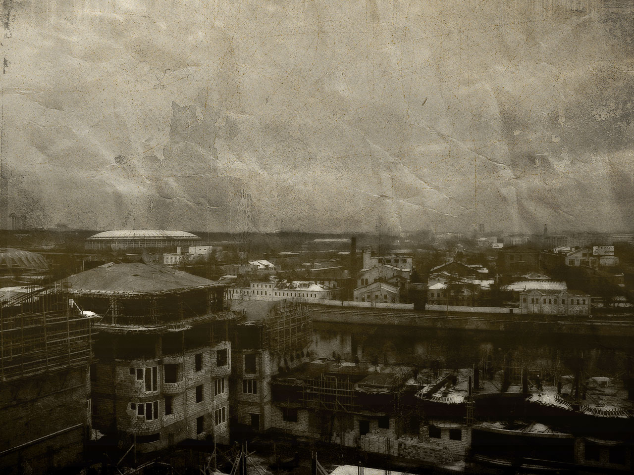 Moscow cityscape retro ed. II