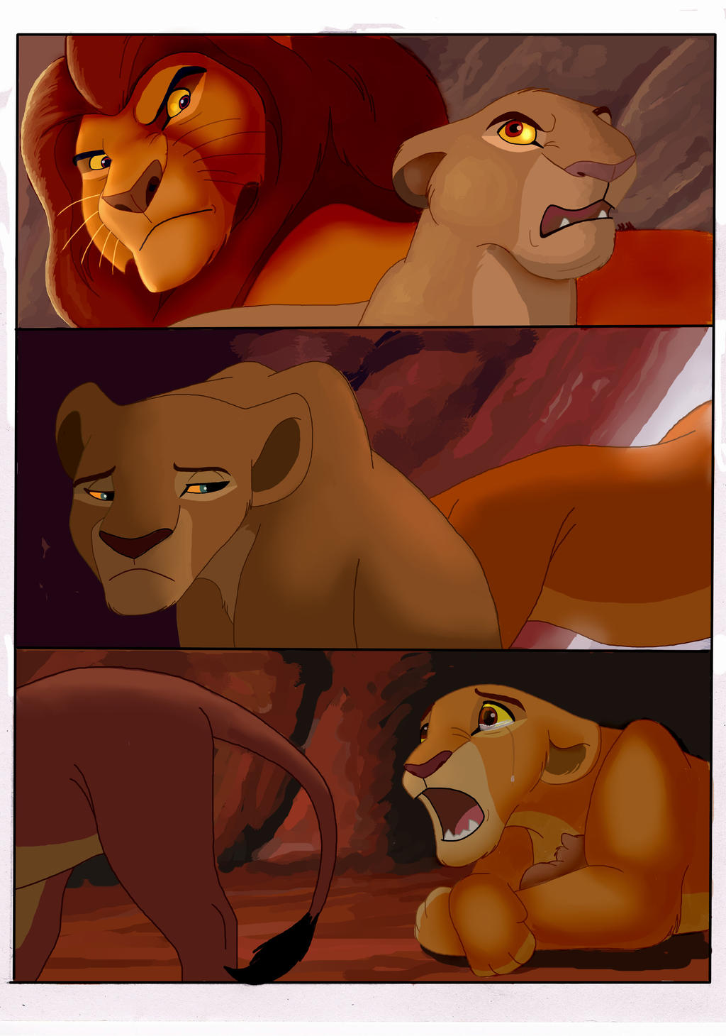 Literal Lion King: Marital Problems by NostalgicChills