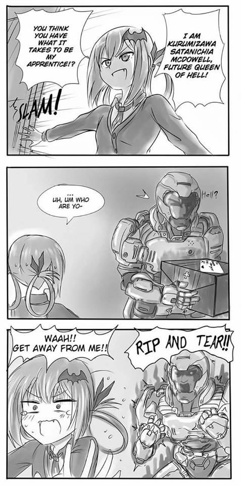 DoomGuy Cartoon