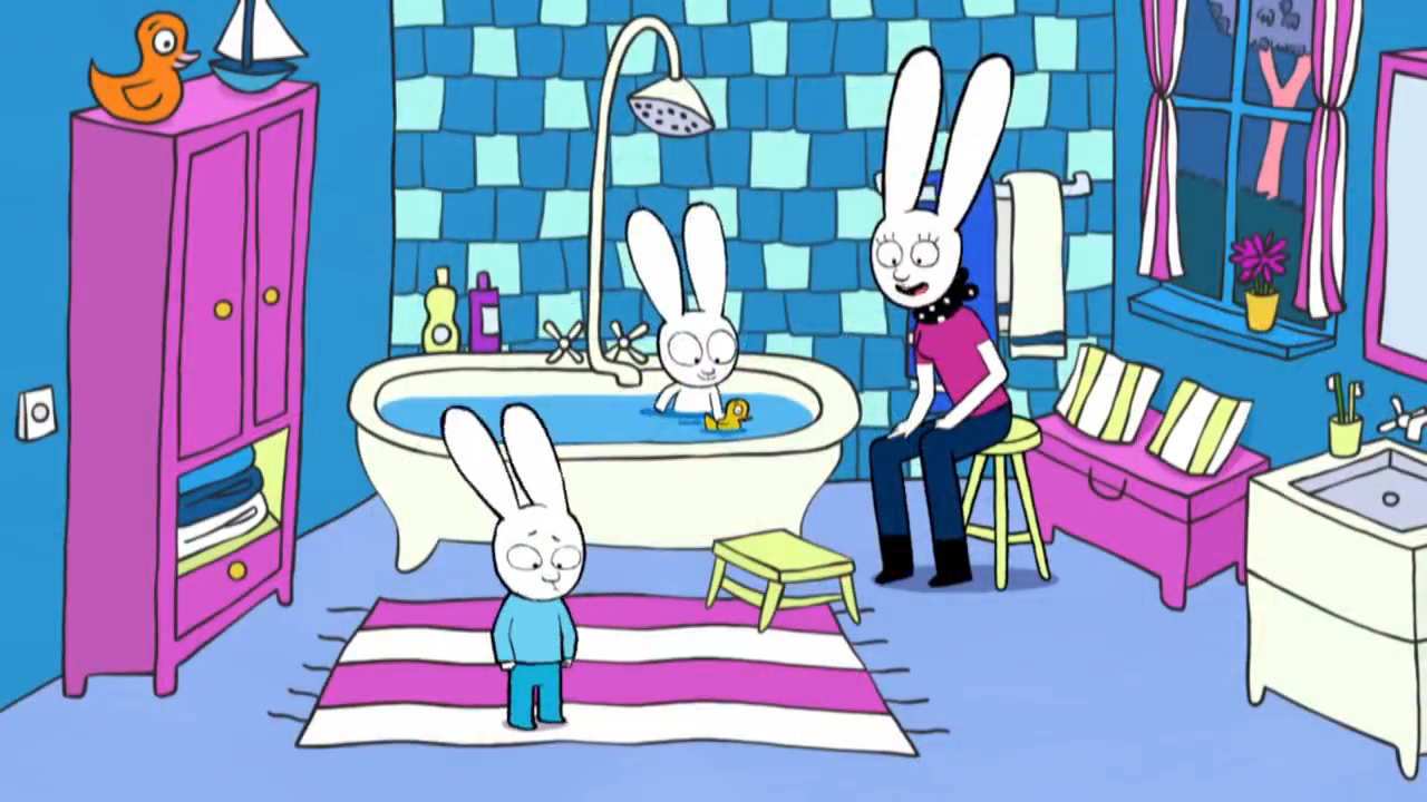Toilet Simon Rabbit Simon: Bathroom by ansusinera on DeviantArt