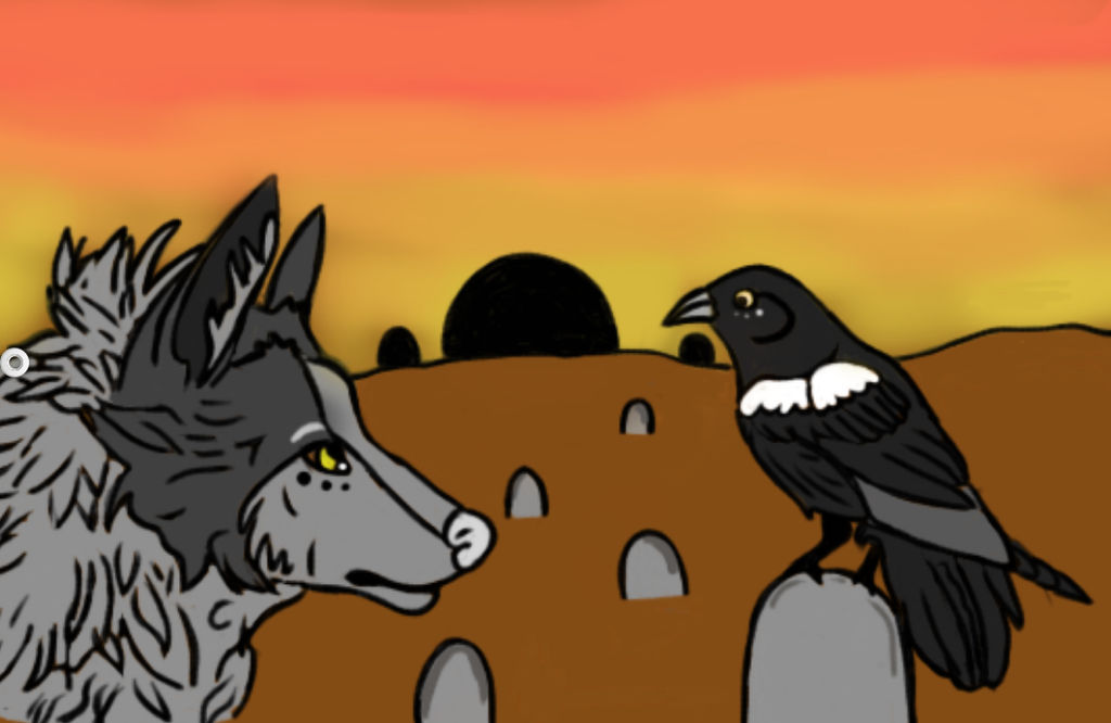 wolf and the raven