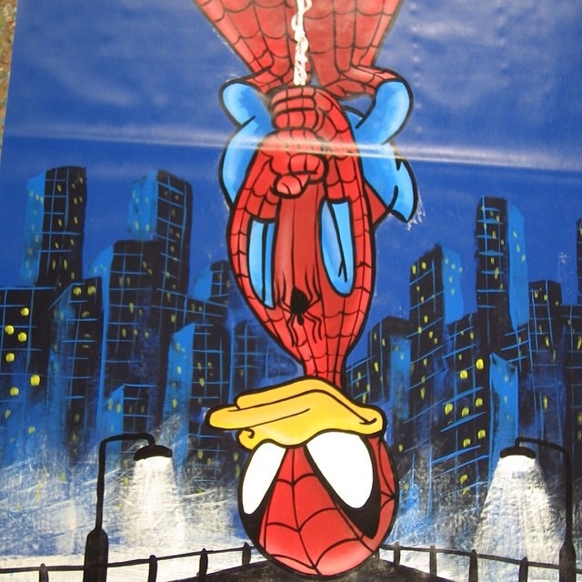 Disney Donald Duck as spider-duck by waltoon on DeviantArt