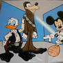 Disney mickey and friends in Star Wars