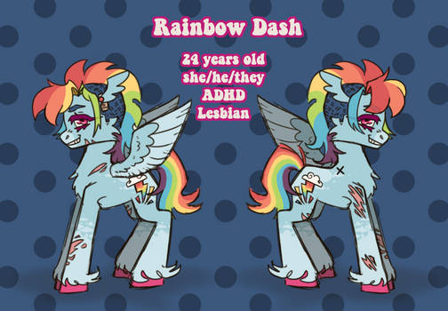 She sure DO be dashing huh (Rainbow redesign 2024)