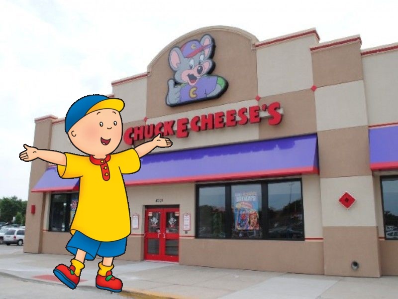 Caillou At Chuck E Cheese S By Mollyhaleismyfriend On Deviantart