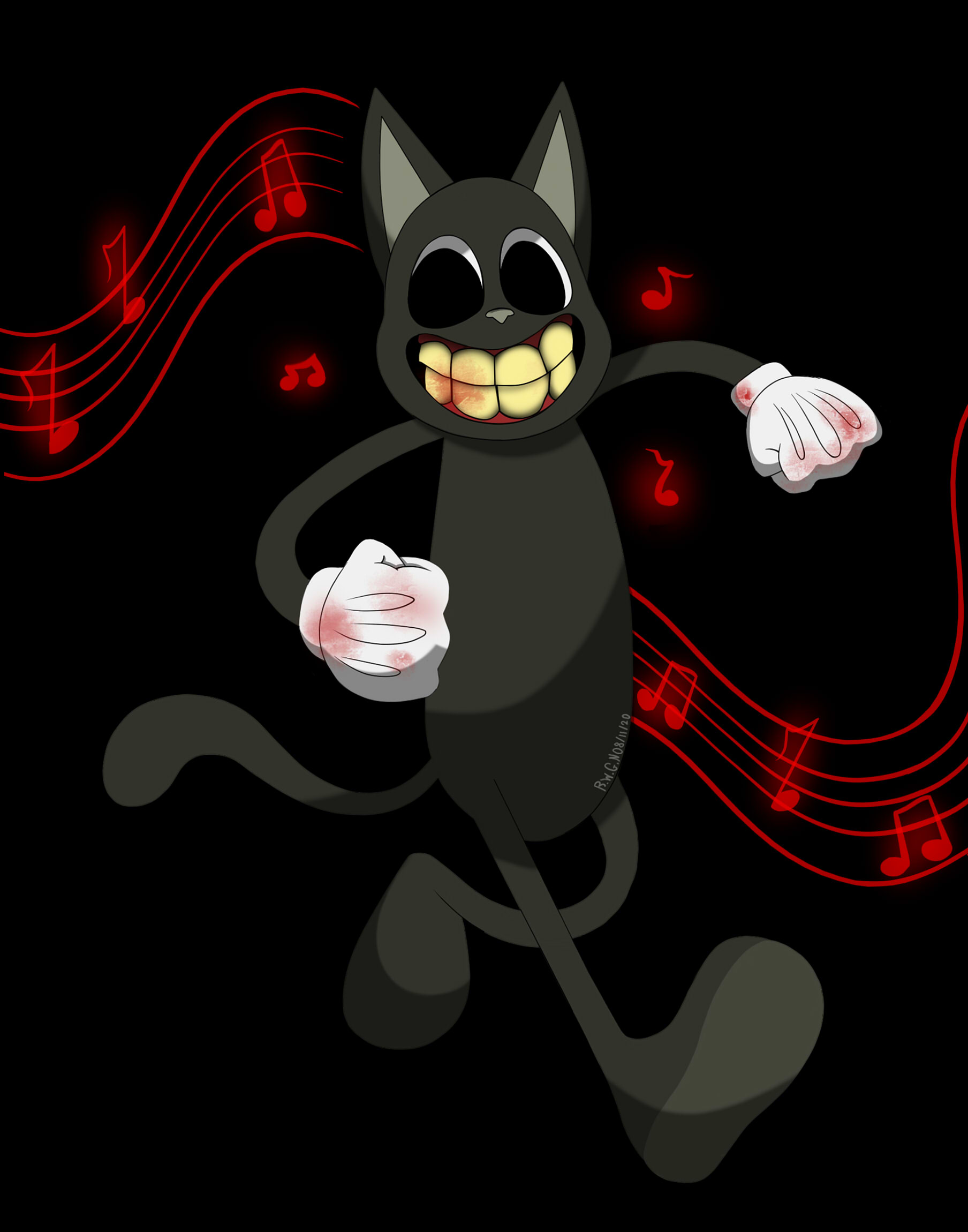 Cartoon Cat Song-Fanart by RWGN on DeviantArt Cartoon Cat Song-Fanart by RWGN on DeviantArt
