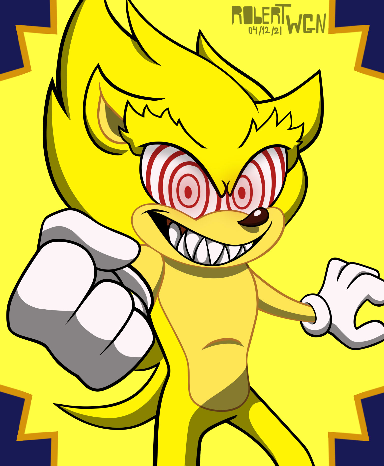 FNF] HD Super Sonic.EXE by luiforever on DeviantArt