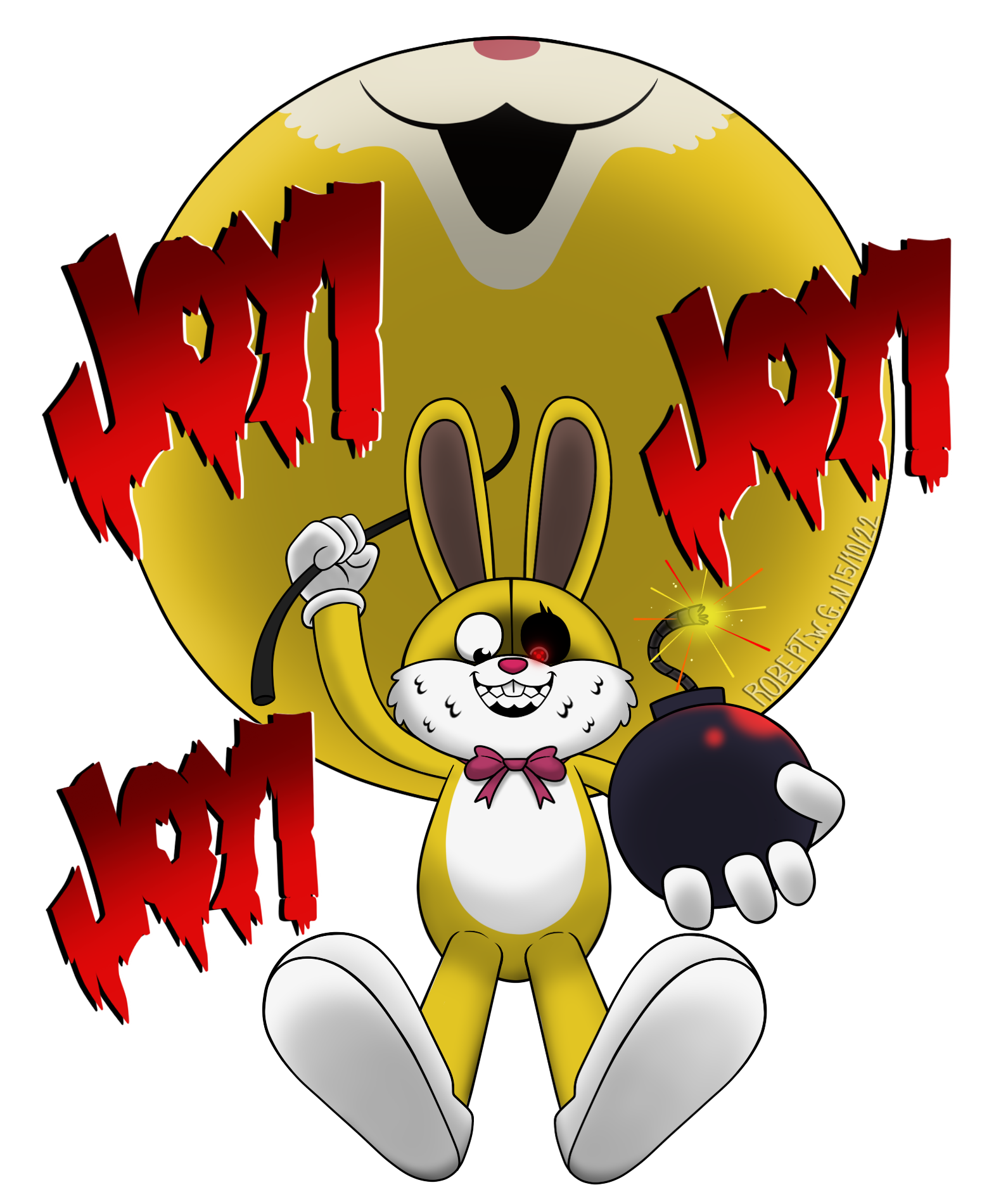 Balloon Rabbit-Dark Deception Fanart by RWGN on DeviantArt