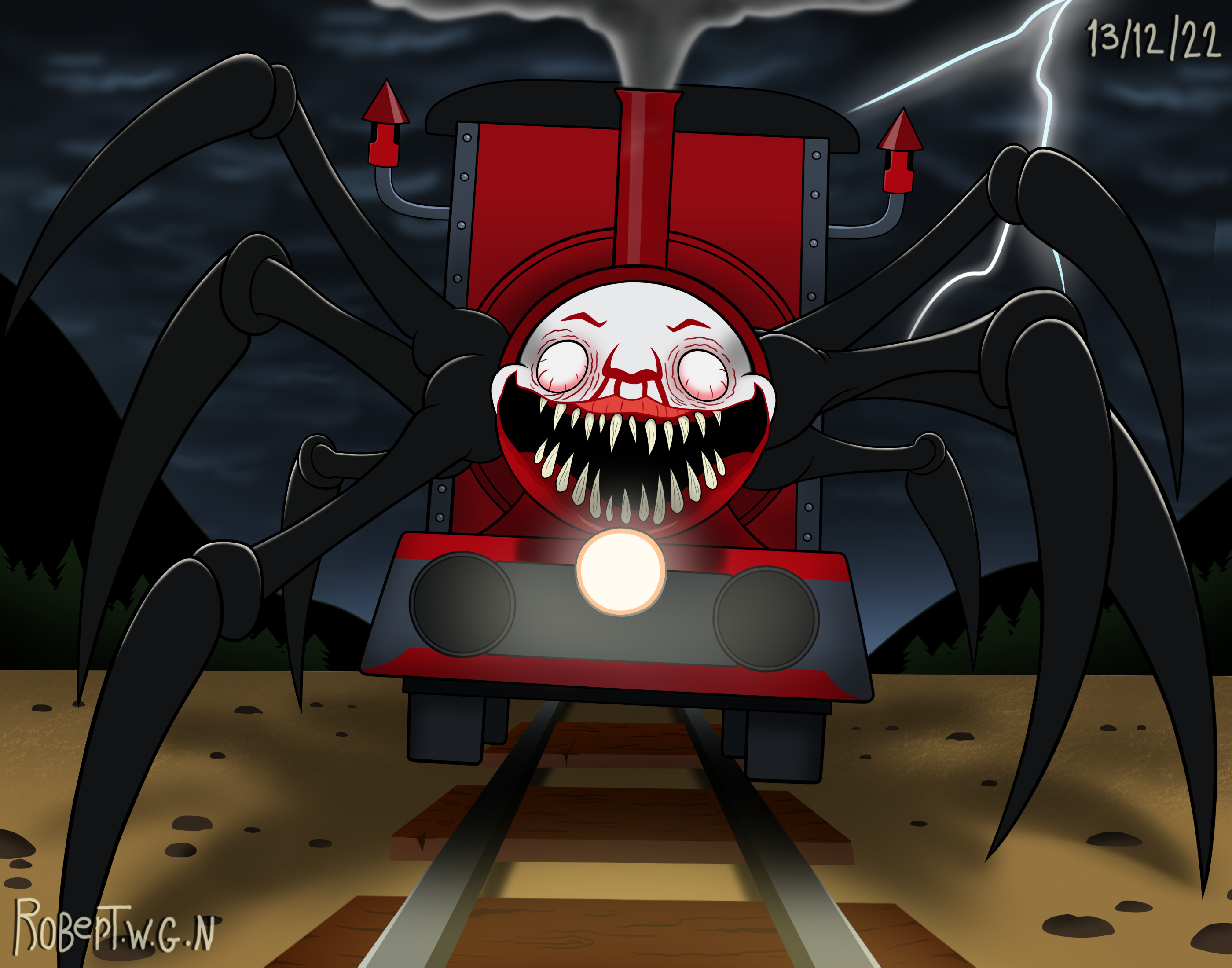 Choo Choo Charles- Fanart by RWGN on DeviantArt