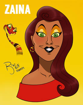 Zaina-Human Version-Koati Fanart