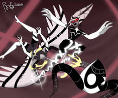 Carmilla kills an Exorcist-Hazbin Hotel Fanart