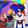 Crazy Hiena meets Tony Speedy Train (OCs)
