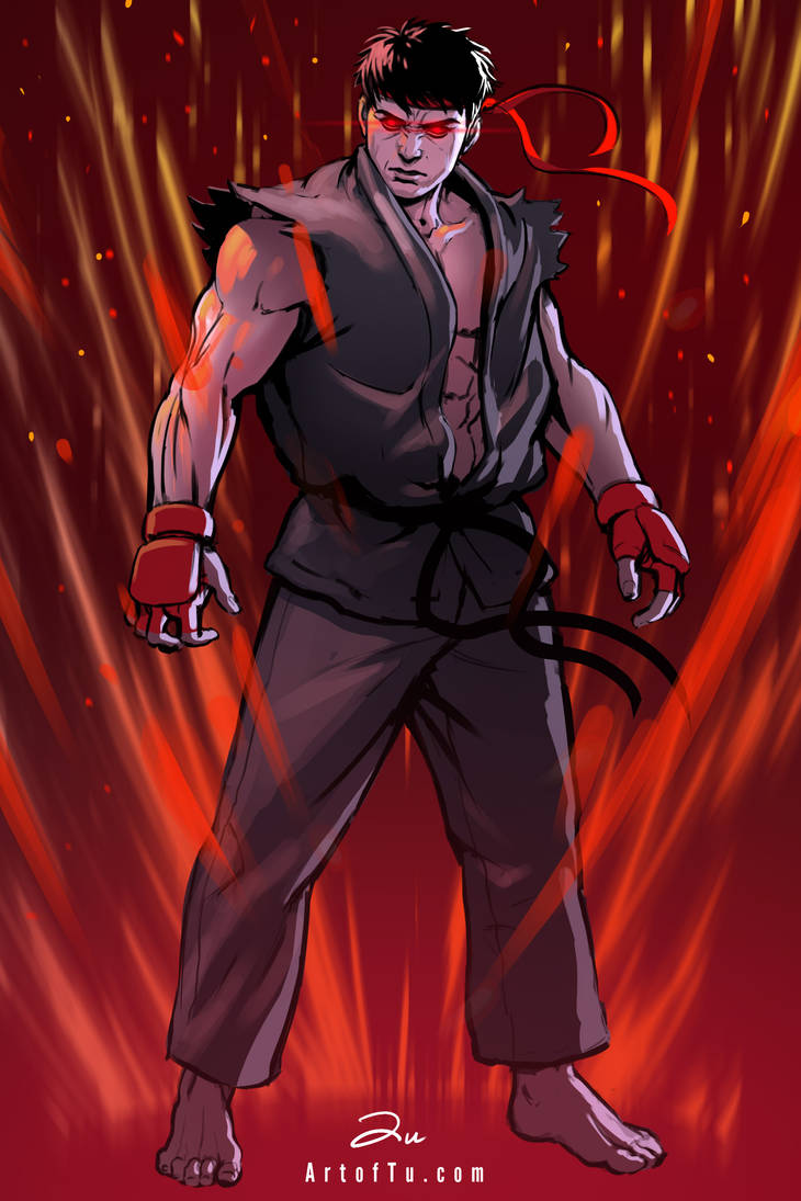 Evil Ryu by ArtofTu on DeviantArt