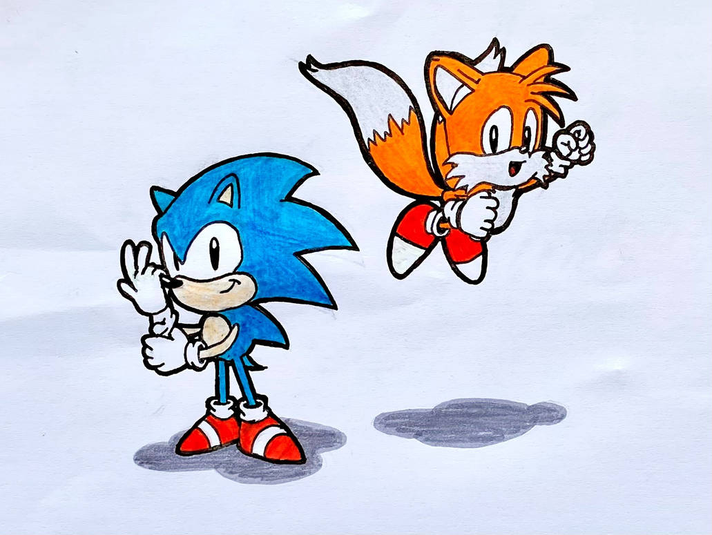 Sonic and Tails by miniluv73 on DeviantArt