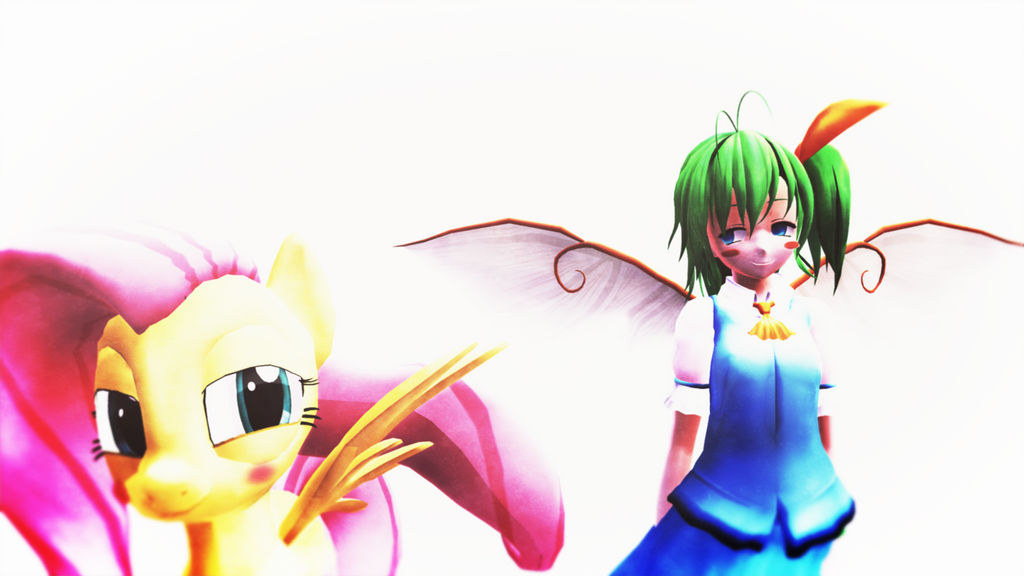 Flutterdaisy Fluttershy And Daiyousei by Shadowfromsicily on DeviantArt