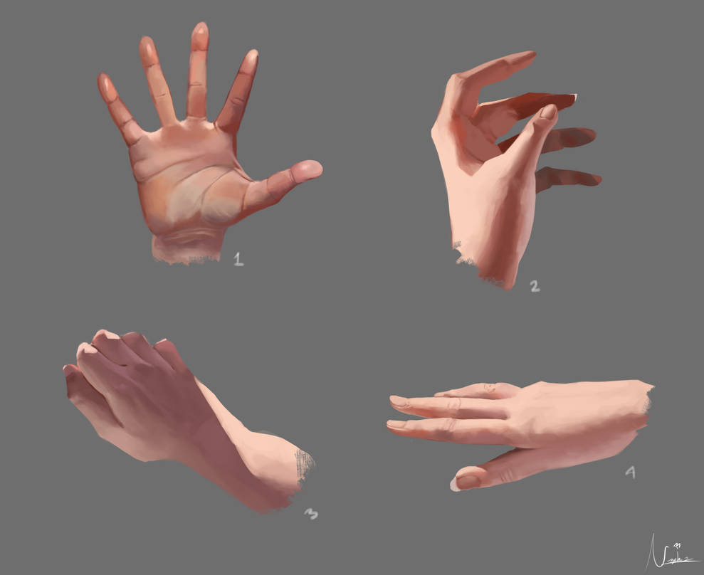 Front Practice Hand hands practice by Naphnaphz on DeviantArt