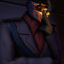 Spy smoking